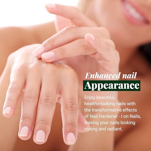Applying I On Nails hardener as a base coat