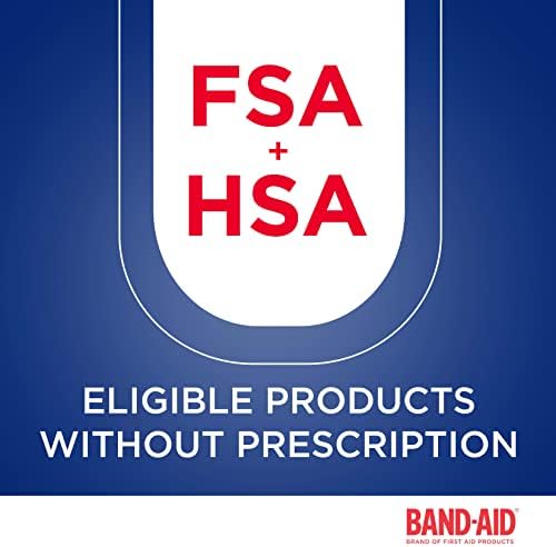 Band-Aid Brand minor wound care strips highlighting the soft non-stick Hurt-Free pad