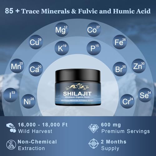 naypiny organic shilajit resin rich in fulvic acid and essential minerals for men