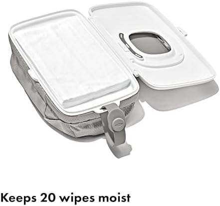 OXO Tot baby wipes and diaper organizer in a stroller pocket
