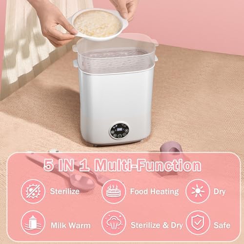 Fisca bottle sterilizer with 2-layer rack inside