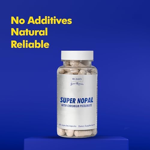 Santo Remedio Super Nopal dietary supplement ingredients label showing chromium and gymnema