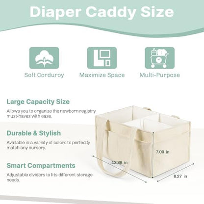 Jolensoy foldable diaper bag organizer side pocket detail