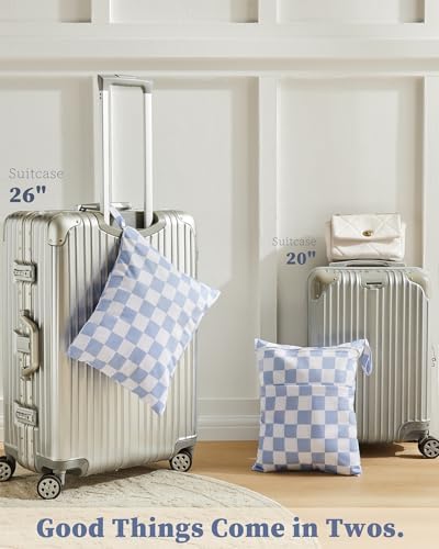 Two pack Ohocut wet dry pouches for baby and travel