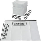 Pre-folded sanitary changing station liner for wall dispensers
