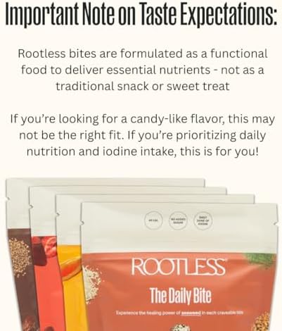 Back of Rootless Daily Bites package showing ingredients