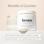 Third party tested creatine powder packaging lifestyle shot