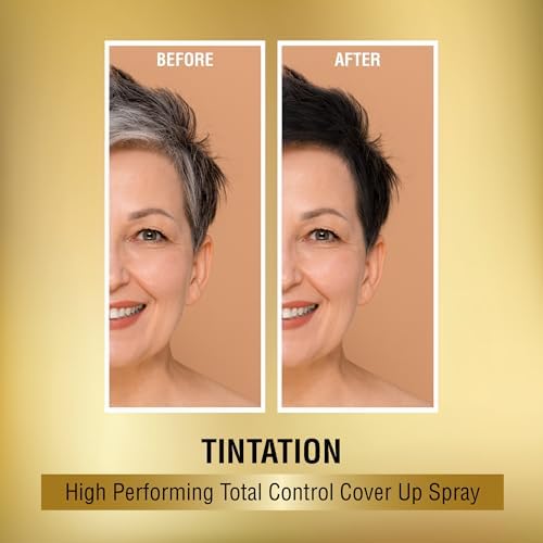 Barber and hairline touch up spray by Red by Kiss for instant gray root concealment