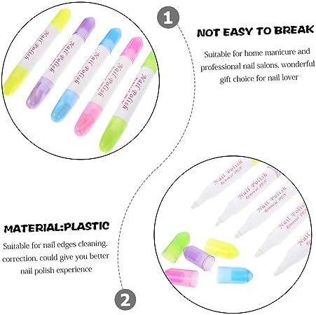 Penikoko refillable nail polish cleanup pen with felt tip detail