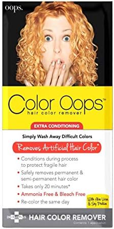 Developlus hair color correction kit demonstrating ammonia free formula with soy protein and aloe vera.