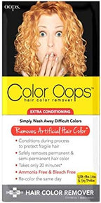 Developlus hair color correction kit demonstrating ammonia free formula with soy protein and aloe vera.