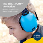 Banz toddler noise canceling headphones folded for compact portability