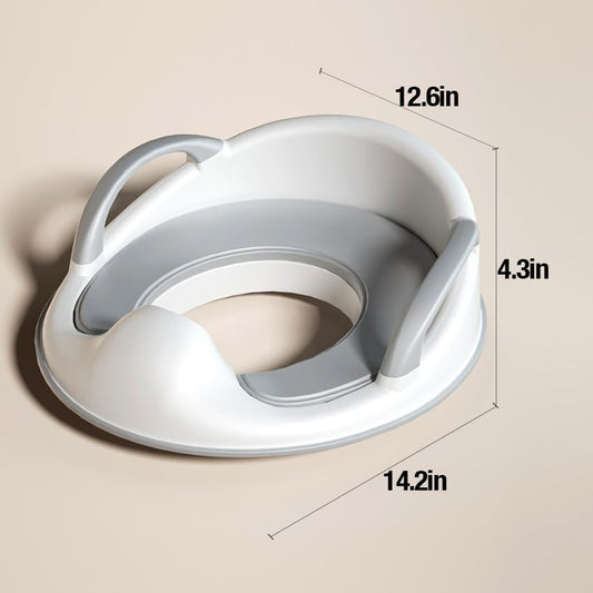 PandaEar toddler potty seat showing the anti-slip rubber rim on the bottom