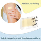 L-Mesitran protective antibacterial bandages packaging detailing ingredients and dimensions