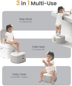Minimiss baby potty chair showing step stool configuration