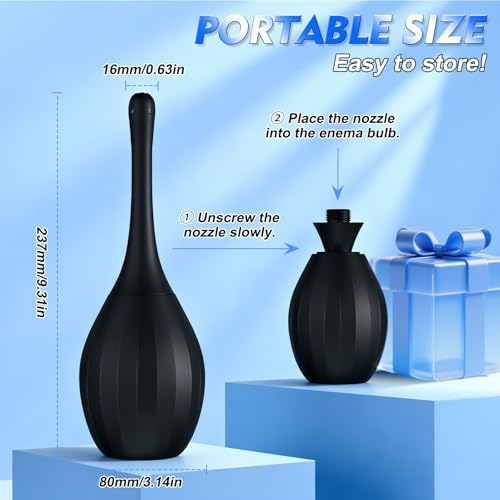 Full packaging view of the Euwvdy personal care douche kit for men and women.