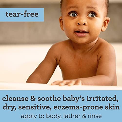 Gentle moisturizing baby body wash for dry irritated skin daily use