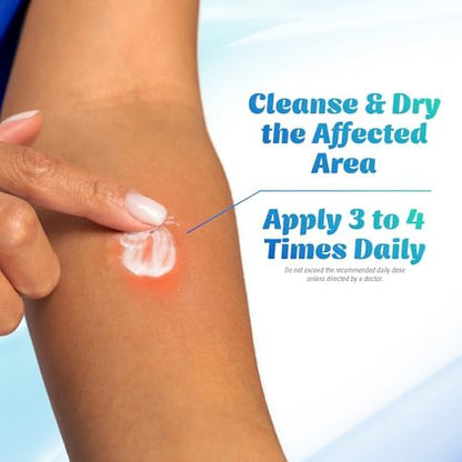 First aid kit essential hydrocortisone cream for poison ivy and oak relief.