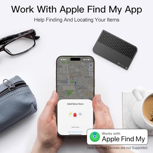 2026 Apple MFi Certified Wallet Tracker Smart Card for Find My iPhone Ultra Thin Air Tracker Tag for Travel, 5 Years+ Staying Power, IP69 Waterproof, Key Finder & Item Locator for Keys, Bags, Passport - Image 3