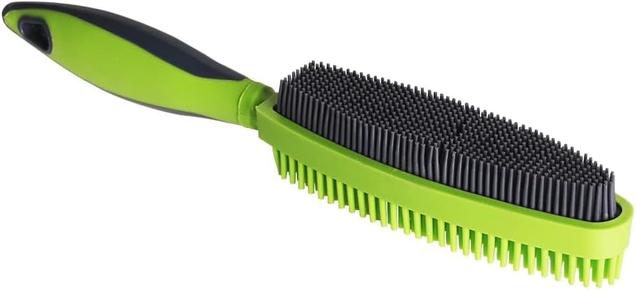 Premium Rubber Pet Hair Brush - Removes Hair from Couches & Pets' Coats - Image 9