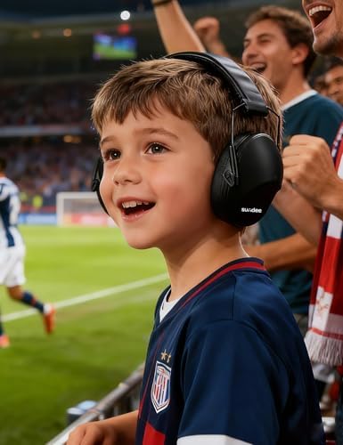 Close up of Kimitimi noise canceling headphone ear cup