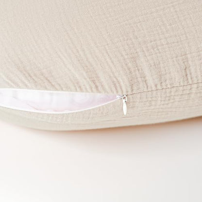 Machine washable Konssy baby pillow cover set
