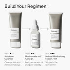 The Ordinary Niacinamide serum bottle resting on a clean surface