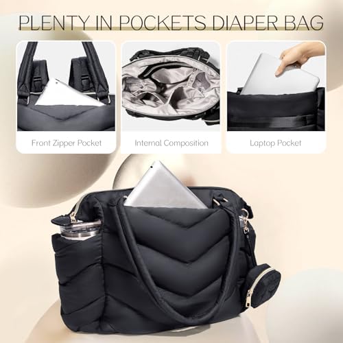 Ilcolpo diaper tote bag attached to stroller