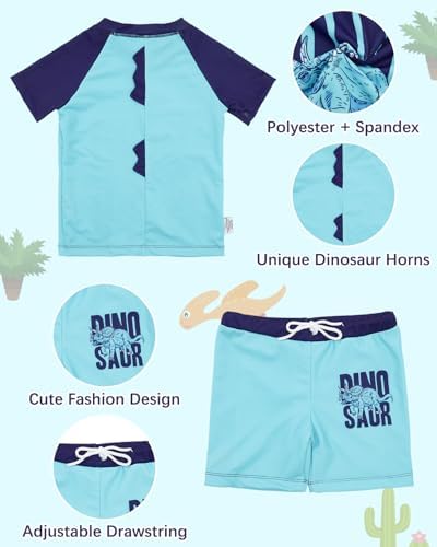 Alva Baby boys swimwear set side profile