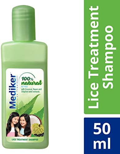 Mediker natural lice removal shampoo with neem and coconut oil