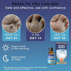 Side view of GYOURFF 0.5 ounce liquid wart treatment for clear skin.