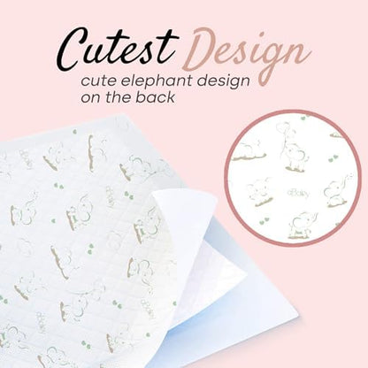 Close up of soft texture on Ababy disposable changing mat