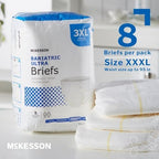 McKesson heavy absorbency adult diapers with tabs showing refastenable closure system