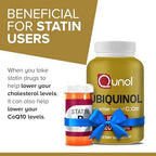Qunol Ubiquinol 120 count bottle lifestyle health packaging