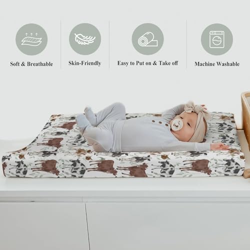 Packaged Hwmmbh baby changing pad cover ready for use