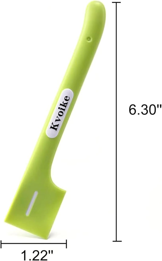 Kvoike pet food scoop set showing silicone square head