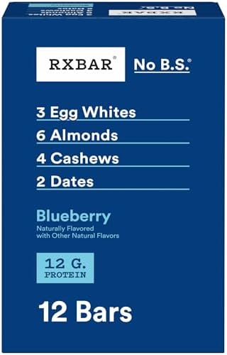 RXBAR Protein Bars, Protein Snack, Snack Bars, Blueberry, 22oz Box (12 Count) - Image 2