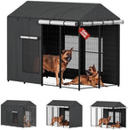 LitaiL heavy duty dog cage enclosure showcasing the waterproof 1200D silver coated material