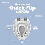Magnetic lid feature holding the child toilet seat securely out of the way