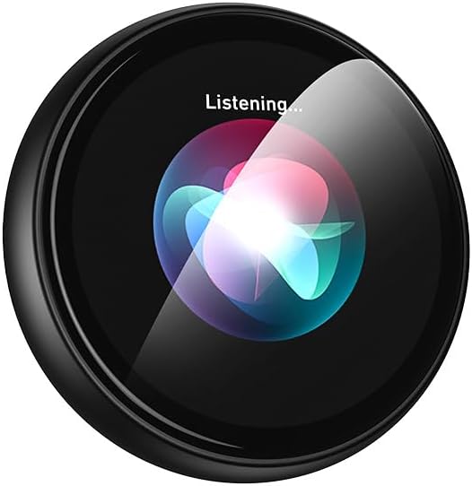 Dwolm digital badge AI companion language translator front view displaying real time subtitles text on screen