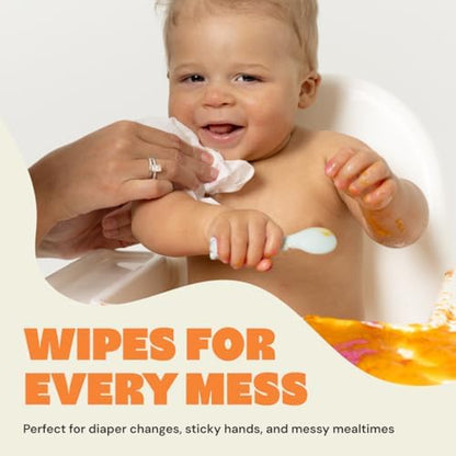 Four pack bundle of Dyper newborn hypoallergenic baby wipes