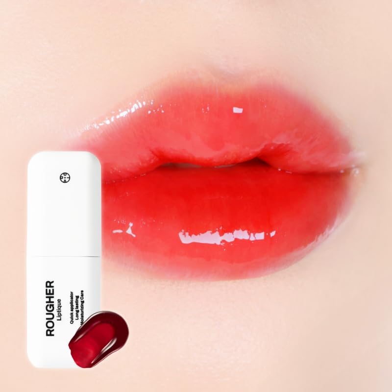 Oiad Liptique Lip Plumping Stain Peel Off - 24 Hour Long Lasting Lip Tattoo, Waterproof & Transfer Proof, Nourishing & Hydrating Peel off Korean Lip Tint for Women (001 ROUGHER) - Image 4