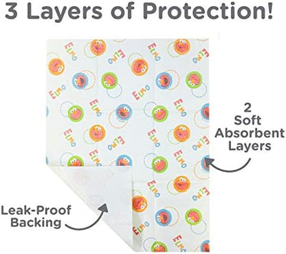 Neat Solutions disposable changing pads with Elmo design