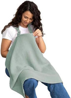 Evergrwn breathable cotton nursing cover with arched neckline