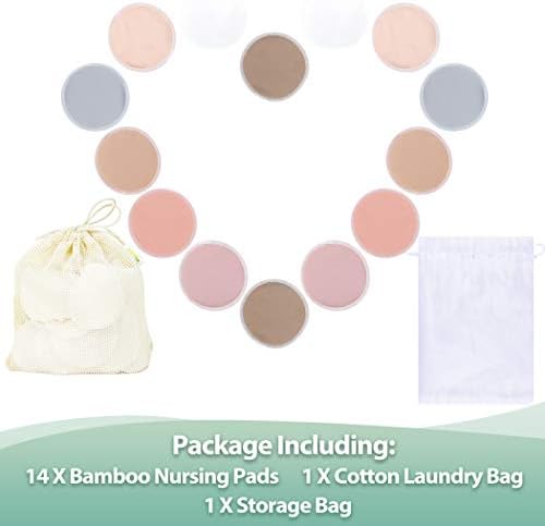 Close up of soft bamboo nursing pad fabric texture