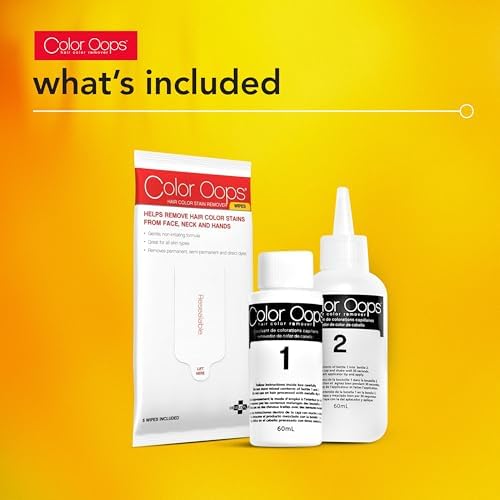Color Oops stain remover wipes for face and neck cleanup