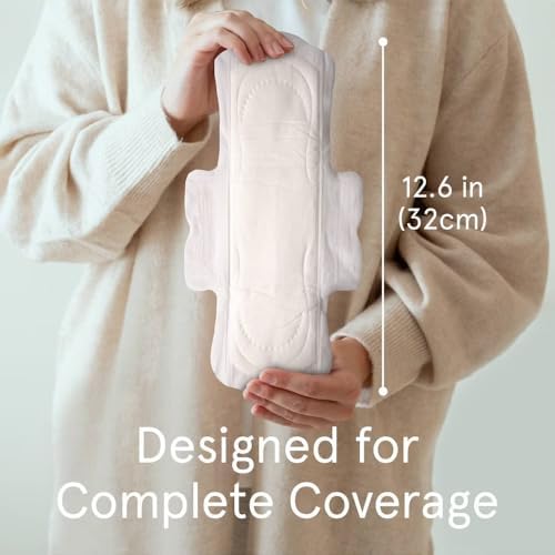 LOLA pregnancy hospital bag essentials organic cotton pads side profile.