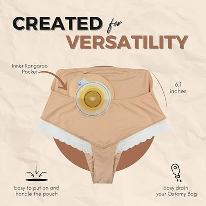 SIIL medical grade ostomy support underwear for ileostomy and colostomy care
