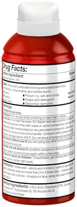 Clear fast drying anti-itch spray for touch-free first aid application.