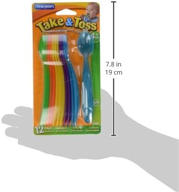 The First Years baby feeding spoons 12 count set display